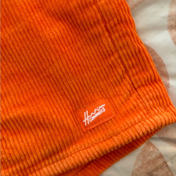 Hammies Women's Orange Corduroy Shorts - Picture 4 of 4